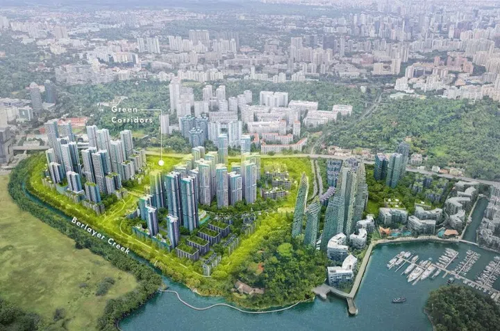 The BTO project, the first to be launched on the 48ha site, will have two-room flexi to four-room flats and public rental flats.