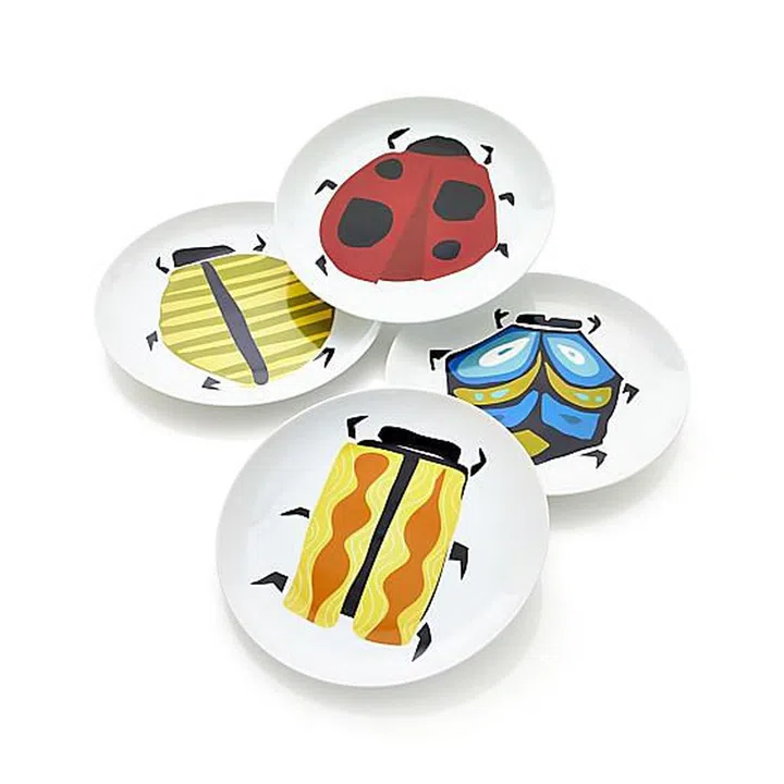 Beetle plates, $6.20, from Crate & Barrel