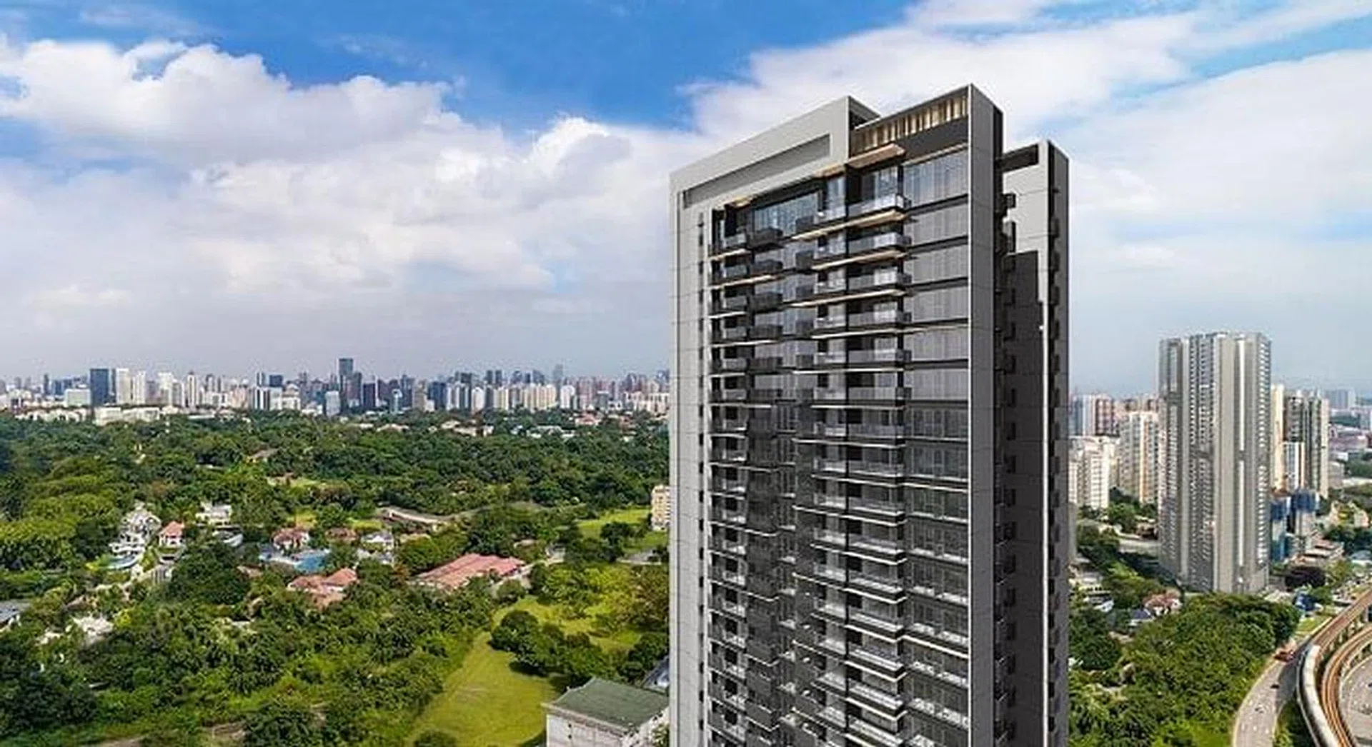 Margaret Ville condo aerial view. Image from Google Maps.