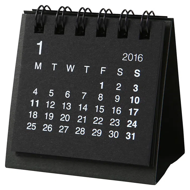 stylish cool desktop calendar new year