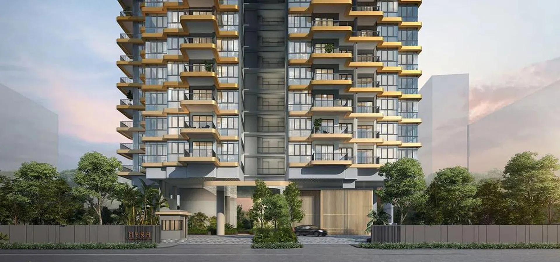 Myra Residences Condo Facade. Image from Myra Residences condo official website