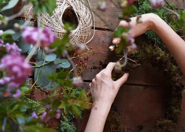 Charlotte Puxley Christmas Wreath Workshop
