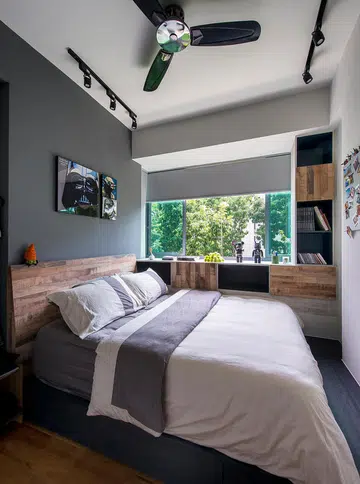 bedroom, windows, sliding windows, design, decor