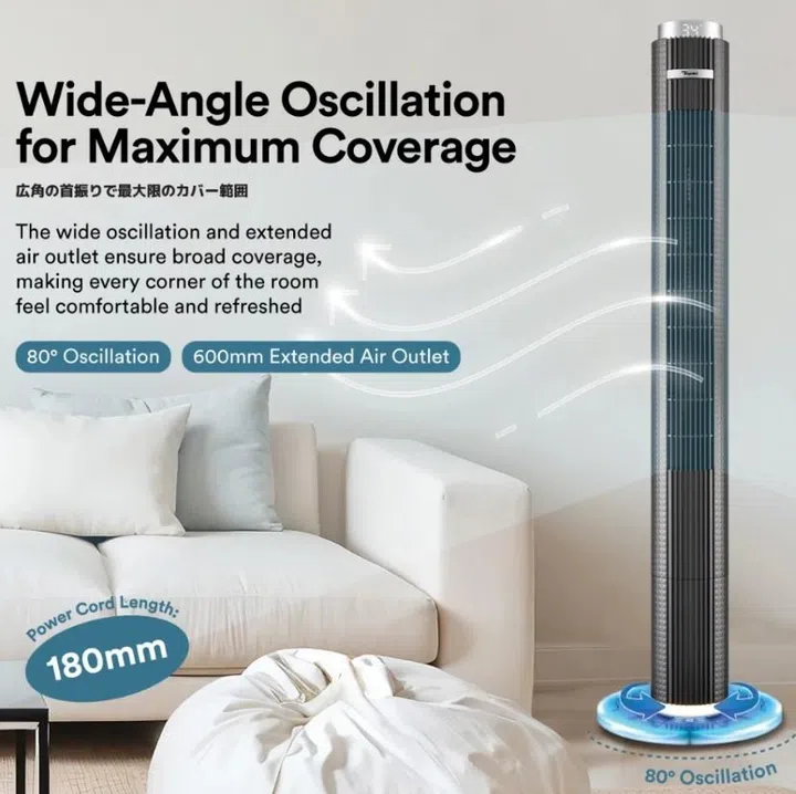 Toyomi Tower Fan (TW8311DC)