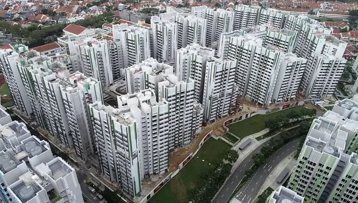 Bidadari Alkaff Oasis aerial view of the estate. Image from Google Maps.