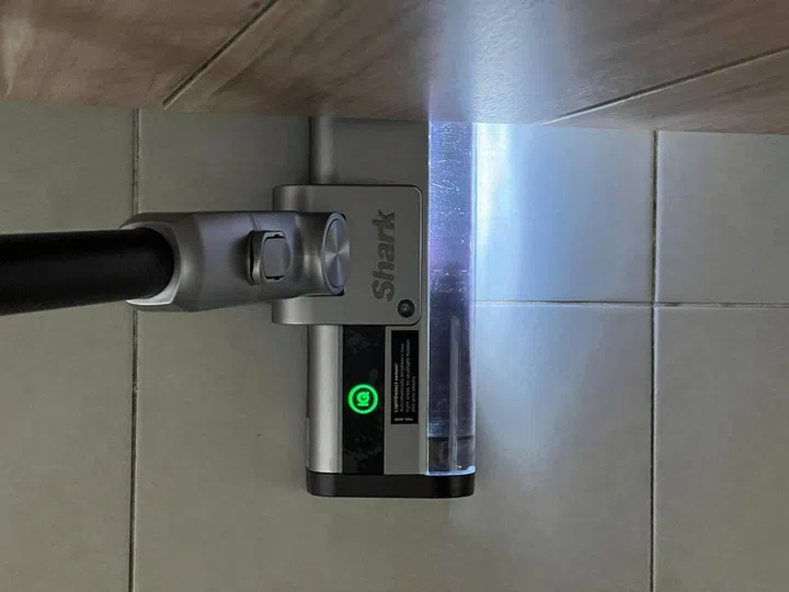 Shark CleanSense IQ cordless vacuum light strip
