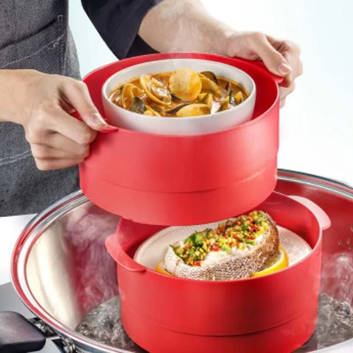 Tupperware Steam-It Steamer Racks, $20