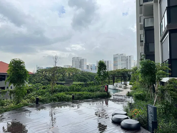 Avenue South Residence view of the pool