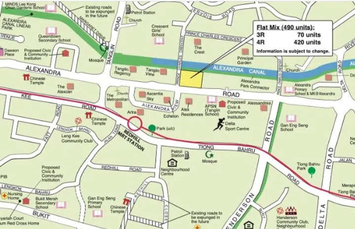 490 BTO units will be launched at this Alexandra Road BTO site in July 2025.