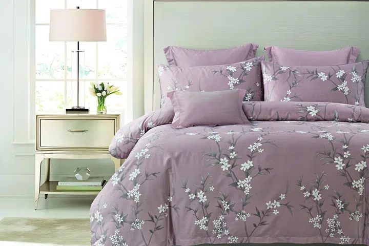 Waverly rose gold sheet by Grand Atelier, available at Takashimaya. 