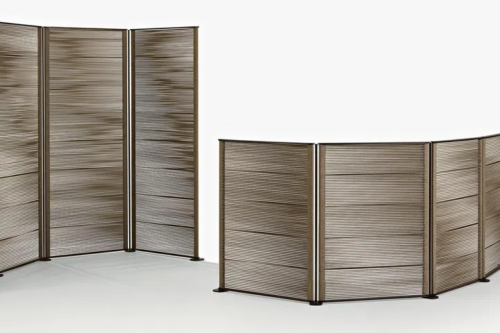 Hima room divider, from Poliform