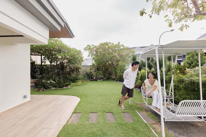 The redesigned garden is no longer something to admire from afar—it has become an integral part of everyday family life and one of the home’s defining features.