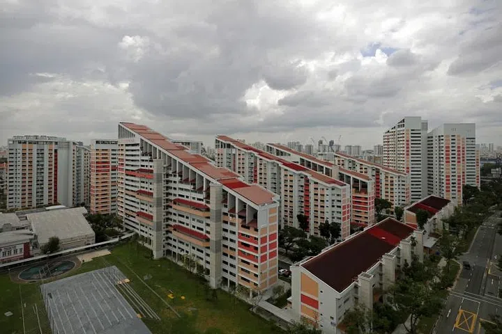 Potong Pasir’s sloping HDBs. Potong Pasir falls under the Toa Payoh HDB estate.