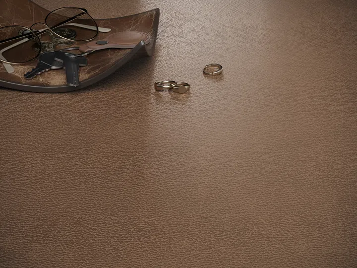 Caesarstone’s new porcelain surface, 232 Cider Leather from the Lioli Collection 2026.