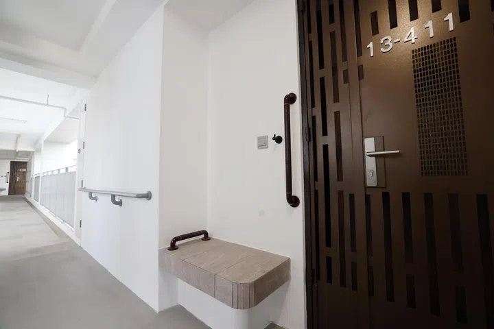 结合住宅和看护模式的社区关爱组屋（Community Care Apartments）由国家发展部、卫生部和建屋发展局联合推出，首个项目坐落在武吉巴督西9道和武吉巴督41街的交界处。大门外的座椅方便居民坐下穿脱鞋，挂钩能用来挂购物袋和雨伞等物品。