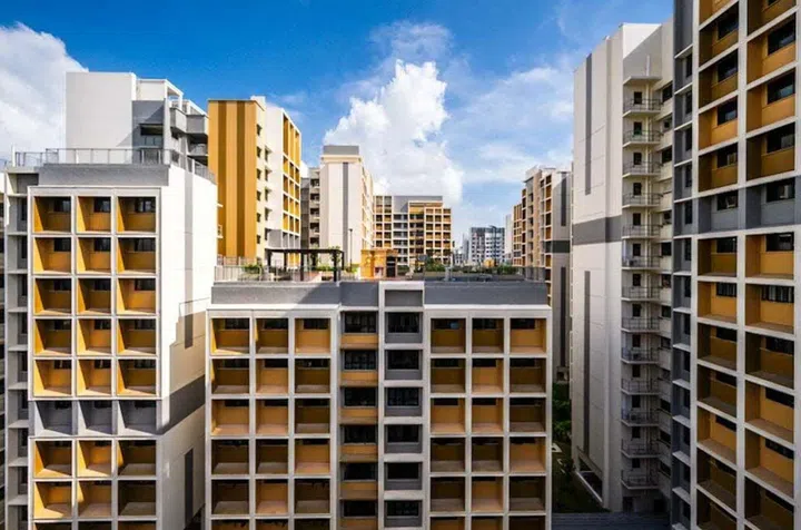 Plantation Acres HDB BTO aerial view.
