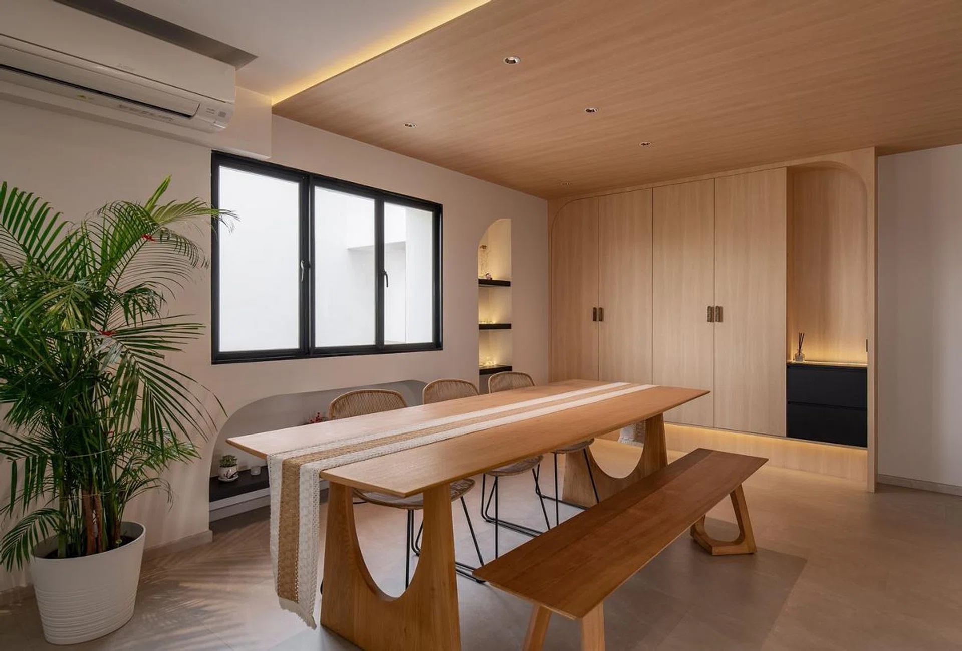 Dining room Koze Studios executive mansionette scandi style