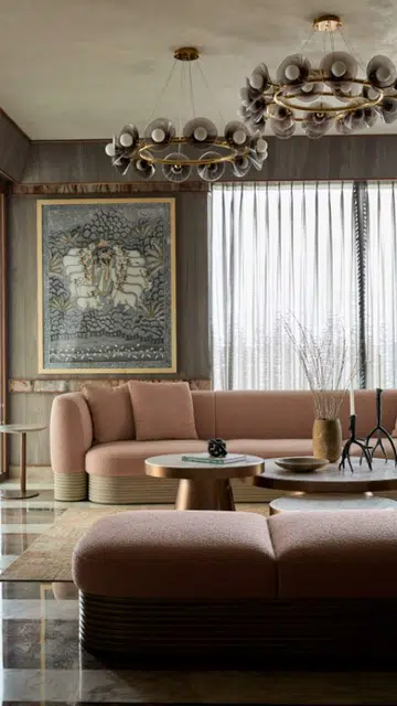 Large sliding glass doors help to merge the interiors with the breathtaking vistas outside.