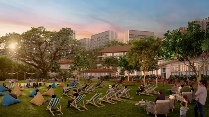 Artist impression of Bukit Timah Turf City in the URA Draft Master Plan 2025.