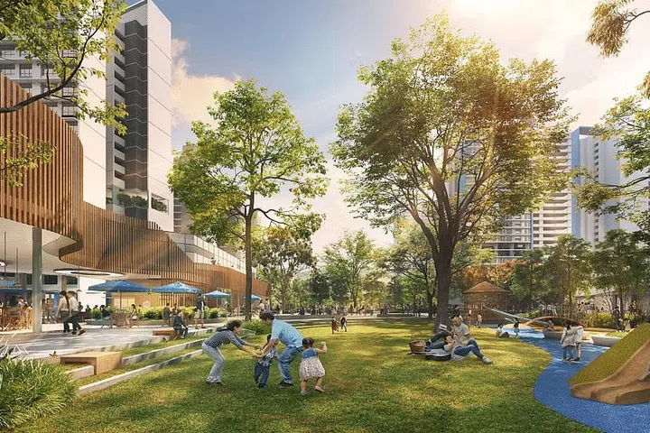 The units are part of the 10,000 homes that will be built on the site, which sits on reclaimed land bounded by Upper East Coast Road and East Coast Parkway. PHOTO: HDB