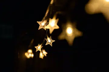 Christmas Lights in the dark
