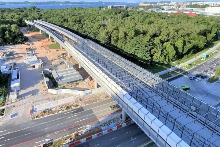 Costa Riviera I & II HDB BTO site under construction.