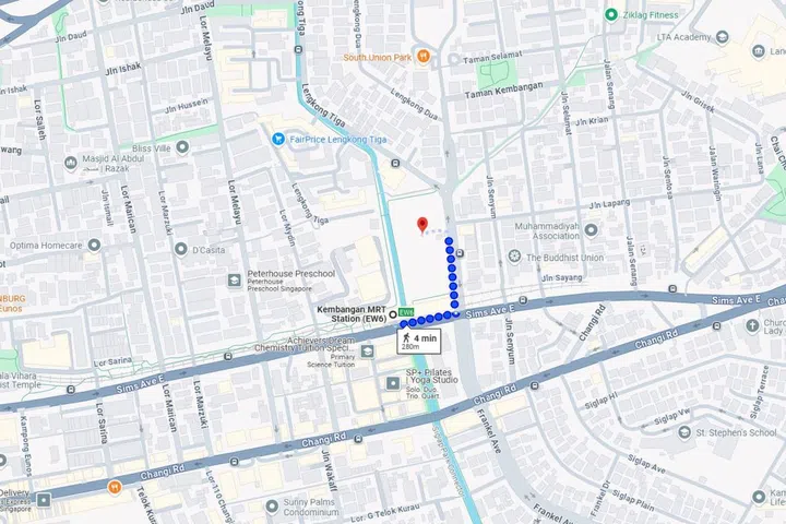 Kembangan Wave BTO is a 4-minute walk from the nearest Kembangan MRT Station.