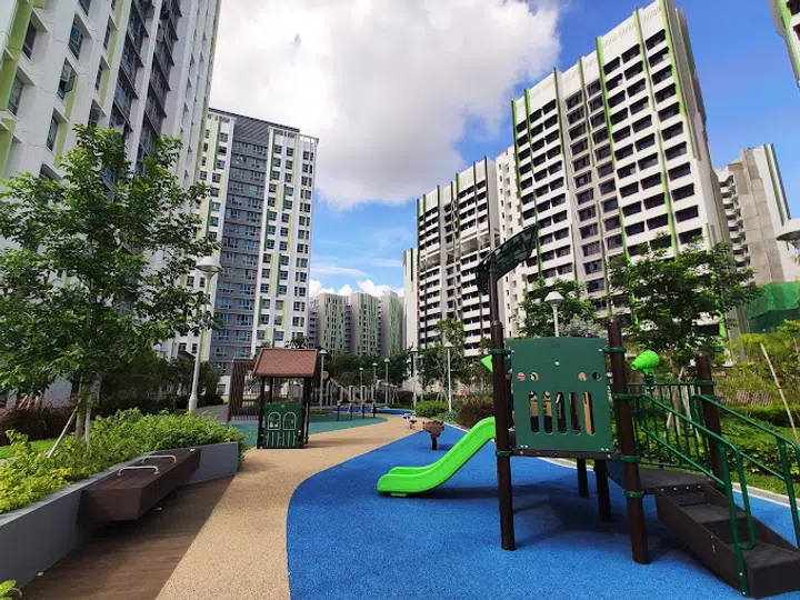 Playground within the Alkaff Vista HDB estate.