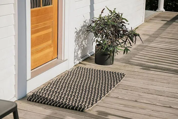 doormat outside an apartment