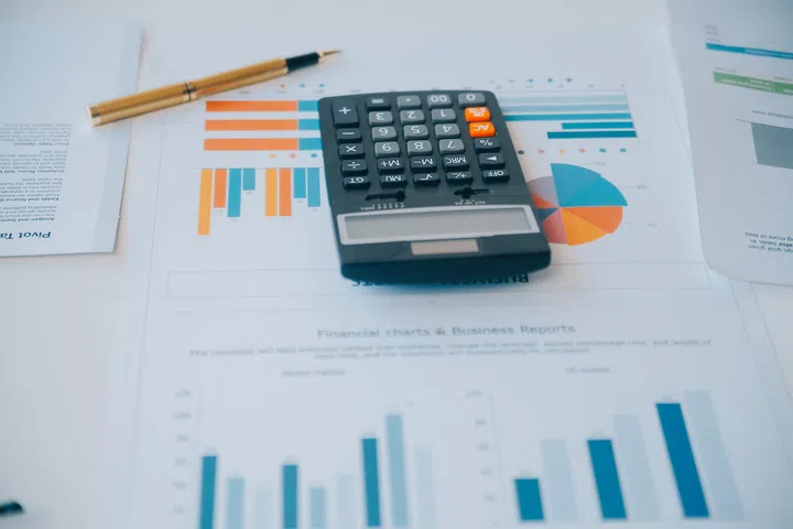 Business team collaboration discussing working analyzing with financial data and marketing growth report graph in team, presentation and brainstorming to strategy planning making profit of company.