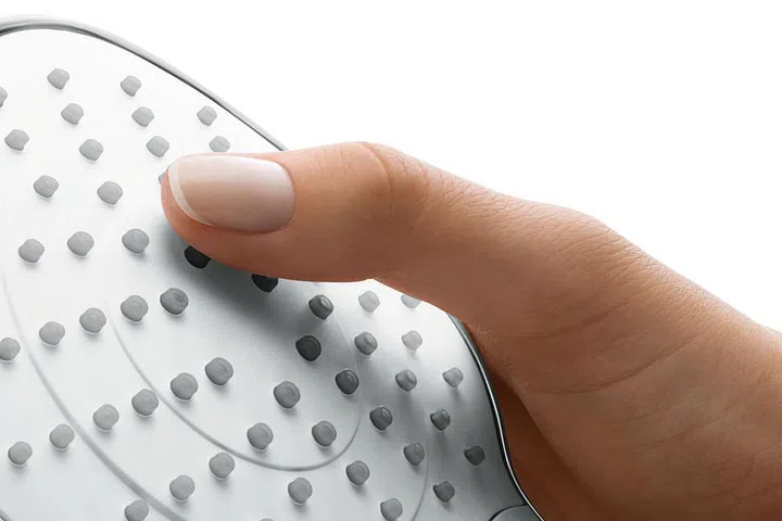 Hansgrohe's QuickClean functions. 