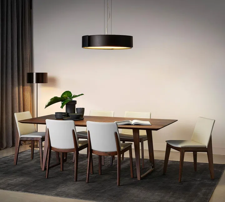 King Living furniture home dining room dining table canyon