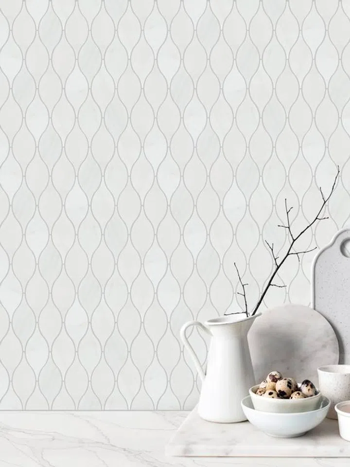 Chandelier Carrara, from tiles-direct.com.