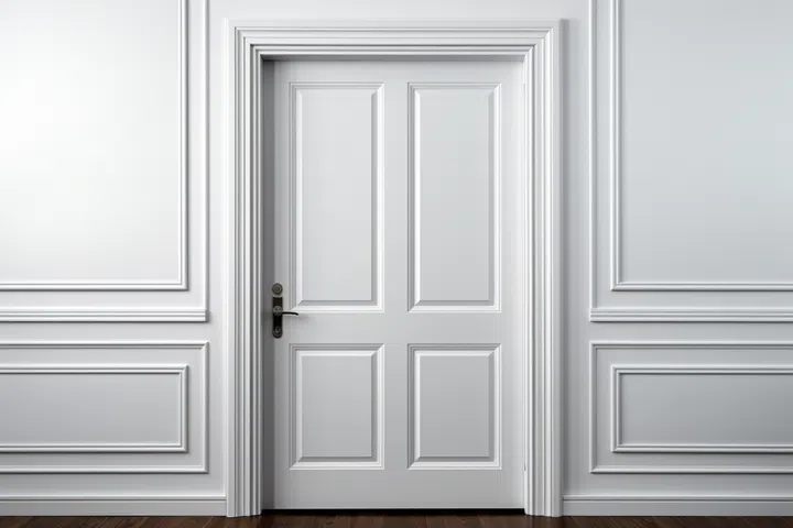 Solid Core Flush Door on white background.