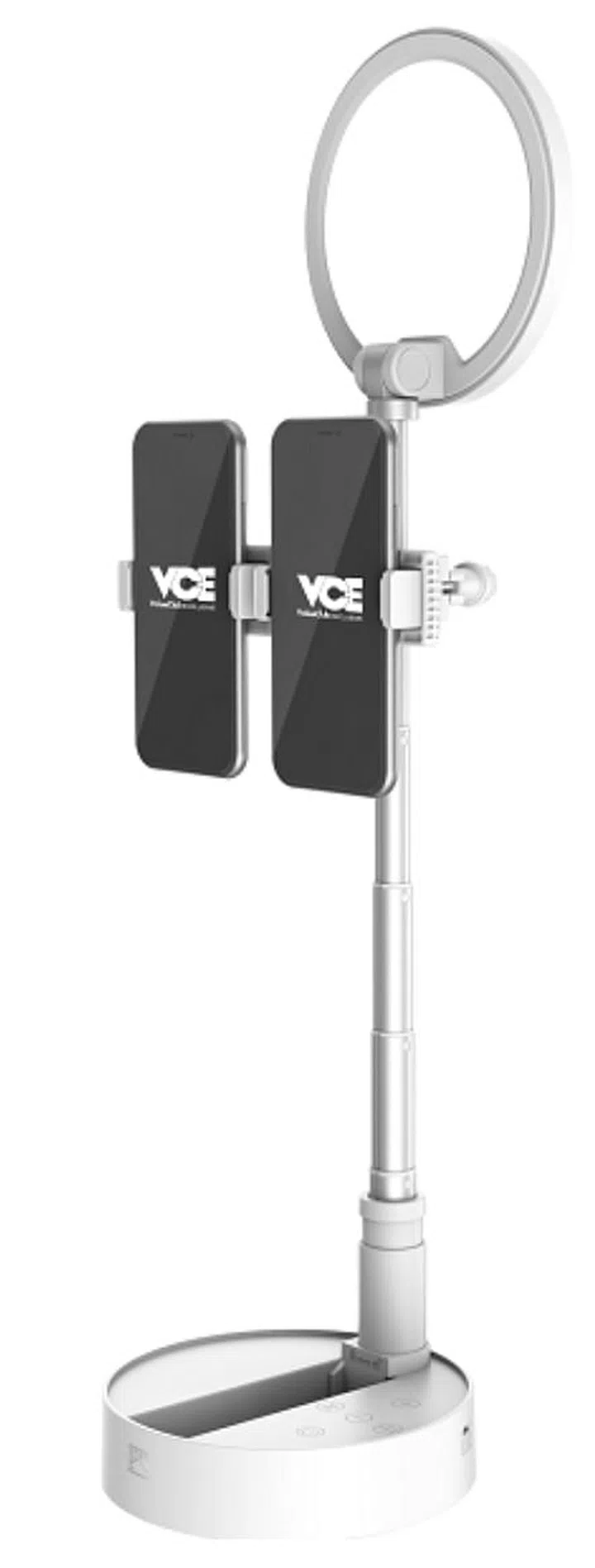 vce desk lamp with mobile holder ring light selfie light