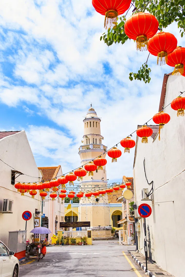 Lebuh Acheh Mosque in Georgetown, Penang island, Malaysia