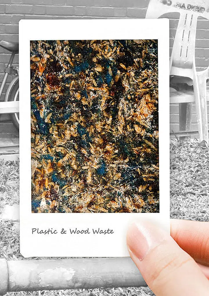 Plastic and wood waste