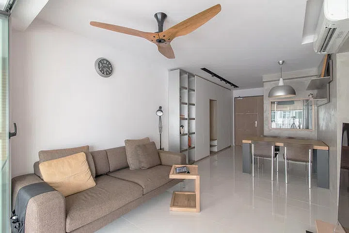 scandinavian, grey, wood tones, renovation, interior design, scandi-style, scandi, living room