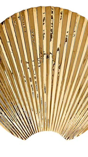 Gold Palm Wall sculpture