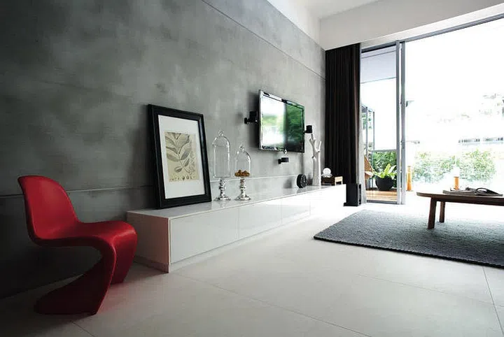 Concrete Screed Wall