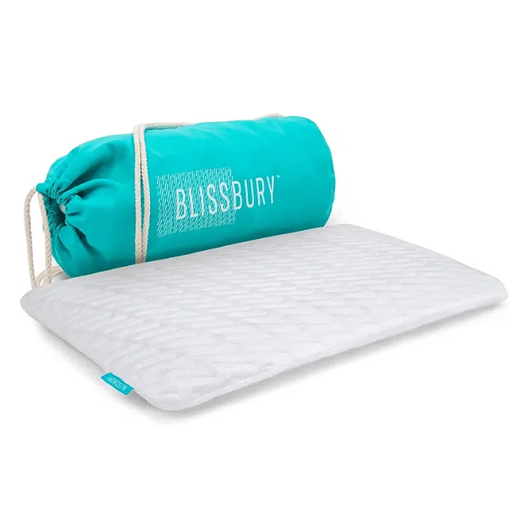 BLISSBURY Stomach Sleeping Memory Foam Pillow