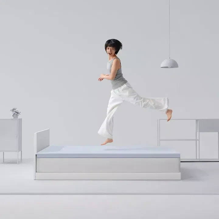 Blue Box 6cm Hybrid Medium Firm Cooling Skin Mattress BLUEBOX LITTLE
