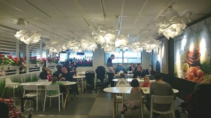 Ikea store, canteen, cafe