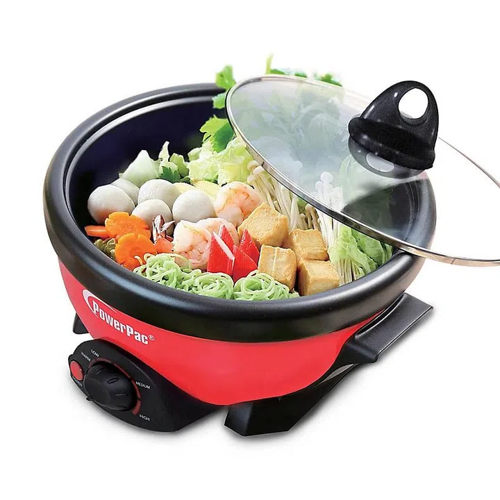 PowerPac Multicooker 2-in-1 Steamboat/BBQ Grill PPMC181