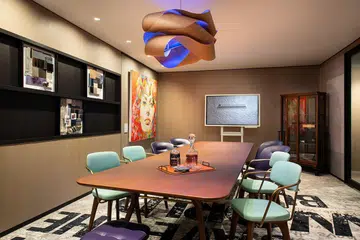 Wilson Associates new office in Singapore is modern, colourful, art-filled and unconventional