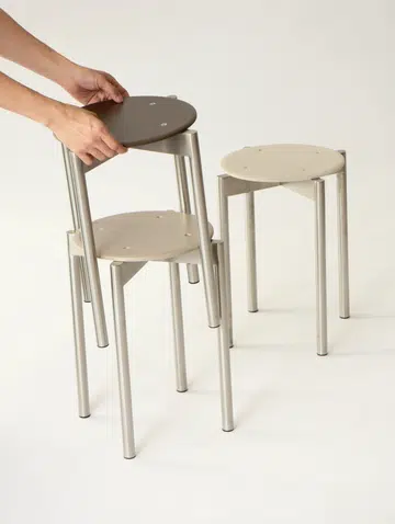 QORE 2026 Betterism Stool by QORE x Alchemist comes in a flat pack and is priced at $128 apiece.