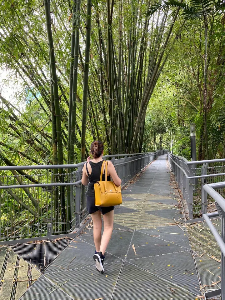 At a park in Singapore.