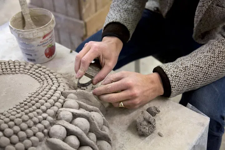 Johan spends  much of his time at the Struktuur 68 ceramic atelier in the Netherlands.
