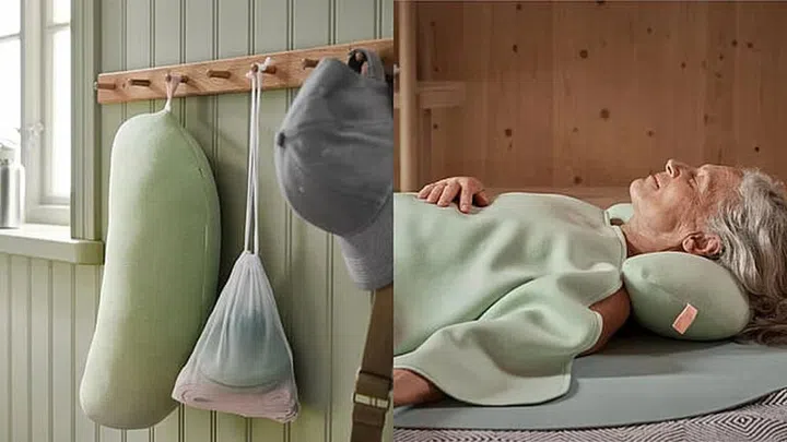 IKEA DAJLIEN Workout Collection Yoga Cushion (Light Green, 44x19 cm), $13.90