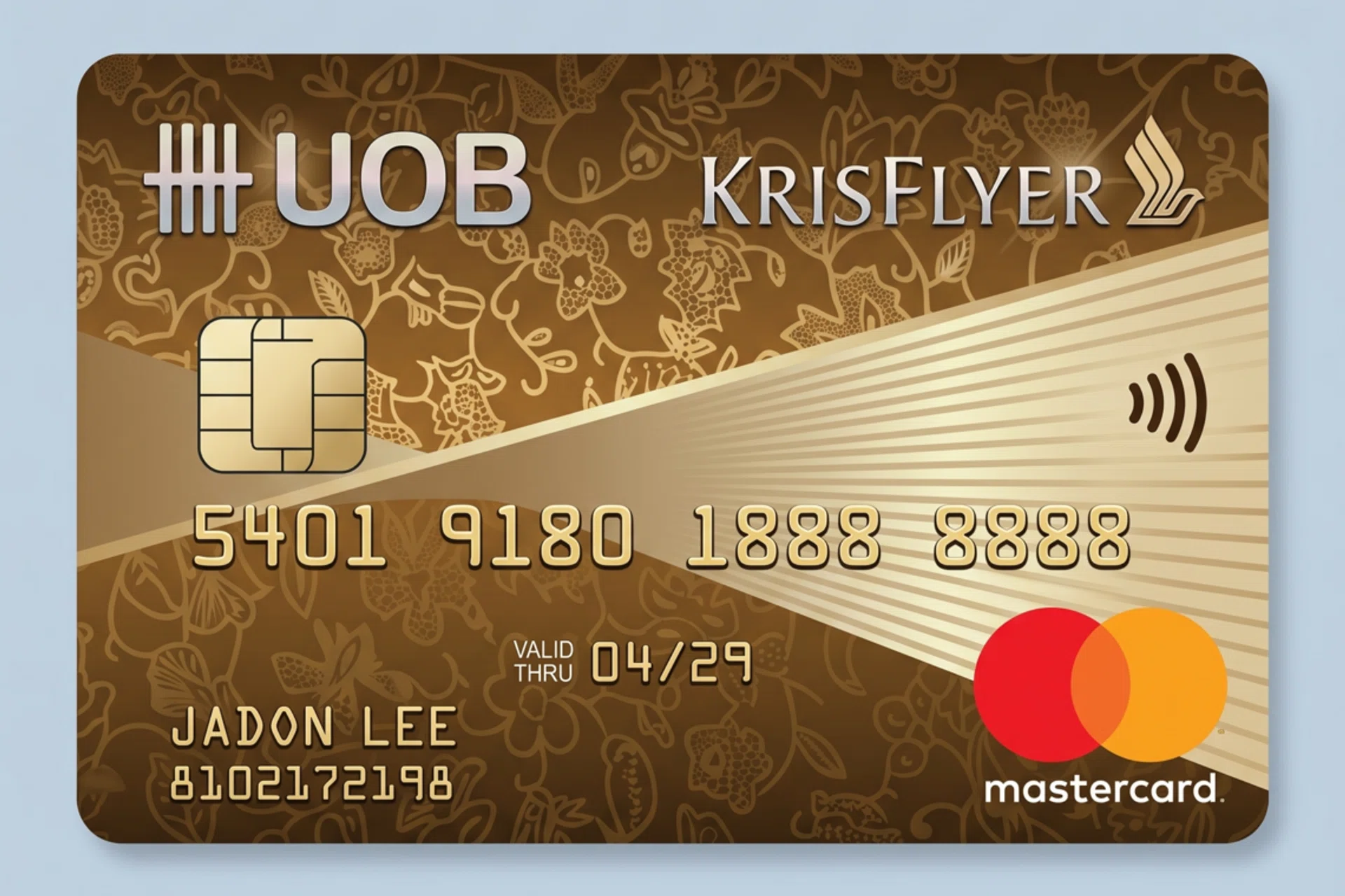 Illustration of the KrisFlyer UOB Credit Card.